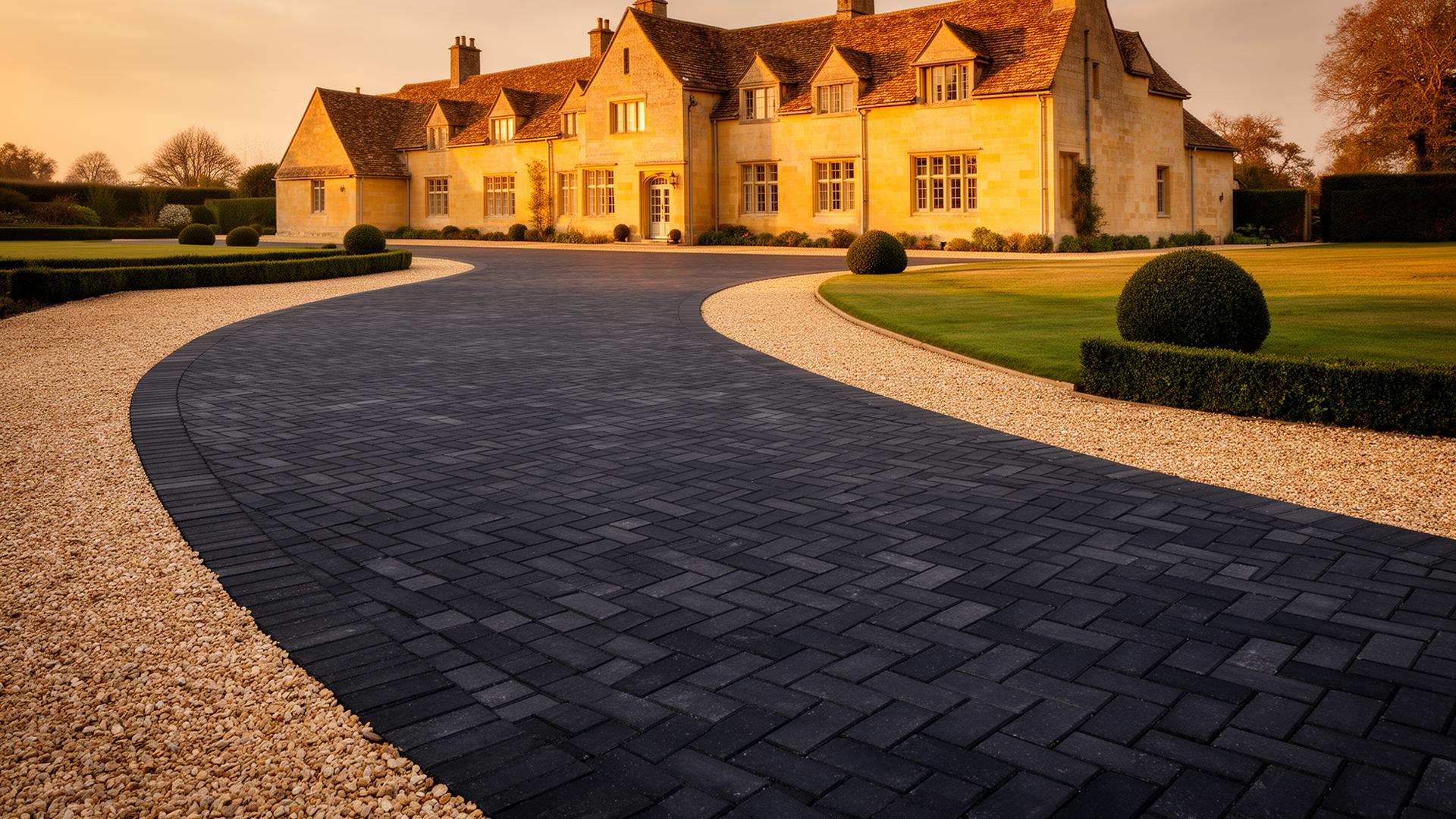 Block Paved Estate Drive